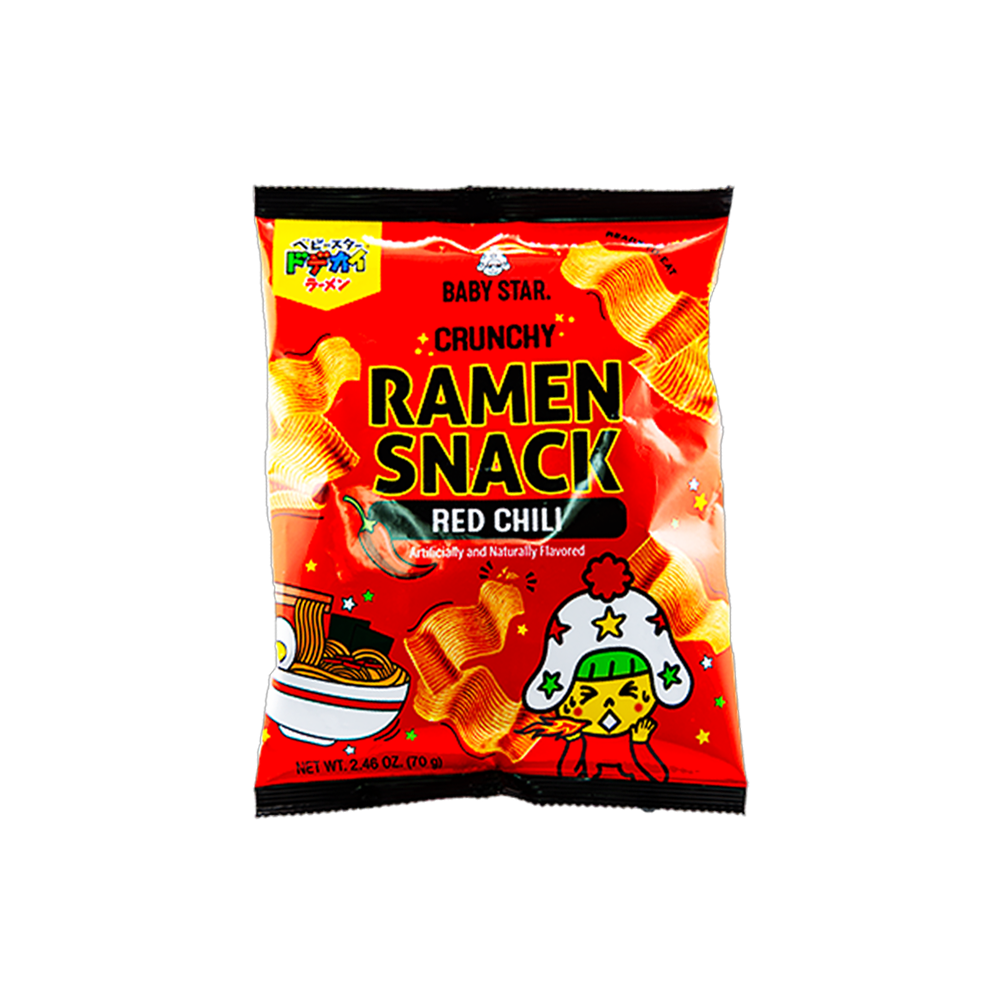 Baby Star Crunchy Ramen Chips (6 Flavors)