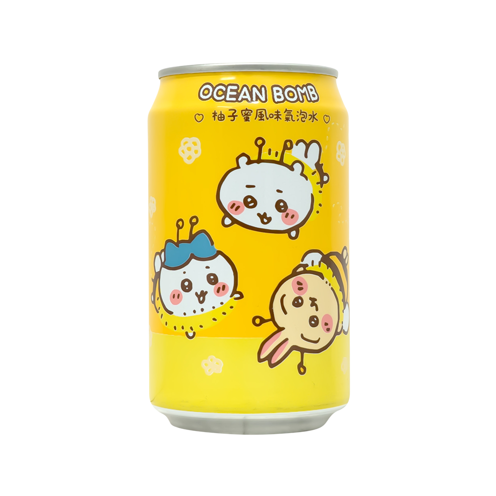 Ocean Bomb Chiikawa Sparkling Water – Honey Pomelo