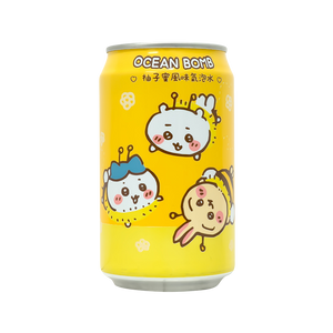 Ocean Bomb Chiikawa Sparkling Water – Honey Pomelo