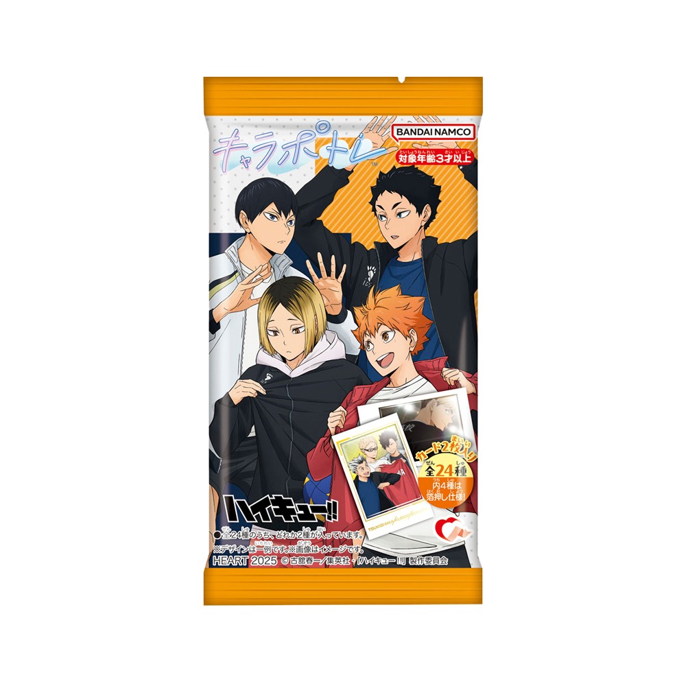Haikyuu!! Character Portrait Card – With Gum
