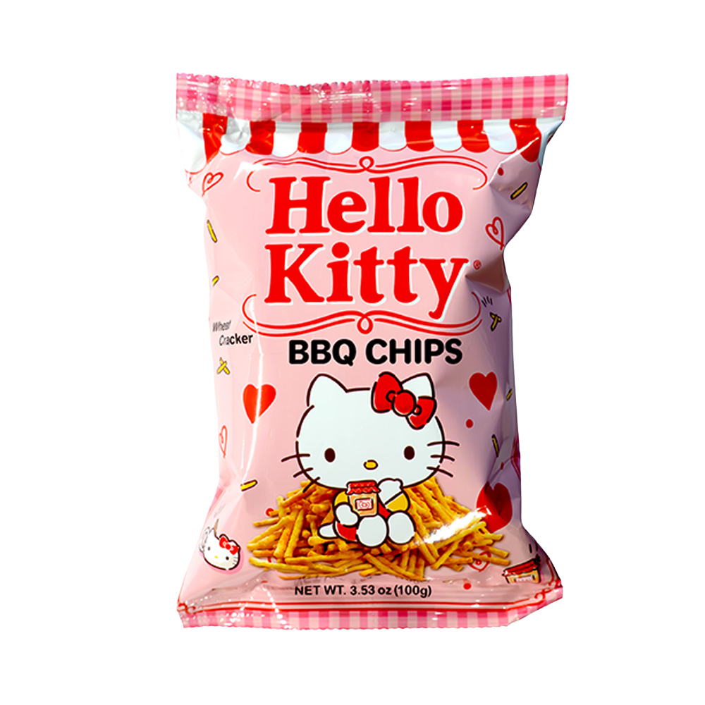 Hello Kitty Wheat Cracker Chips – Spicy BBQ