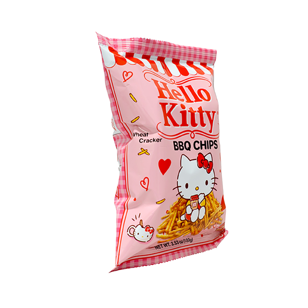 Hello Kitty Wheat Cracker Chips – Spicy BBQ