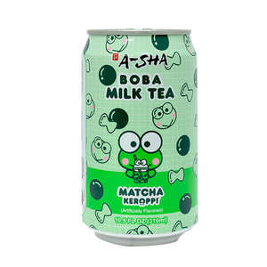 ASHA Keroppi Boba Milk Tea - Matcha Flavor