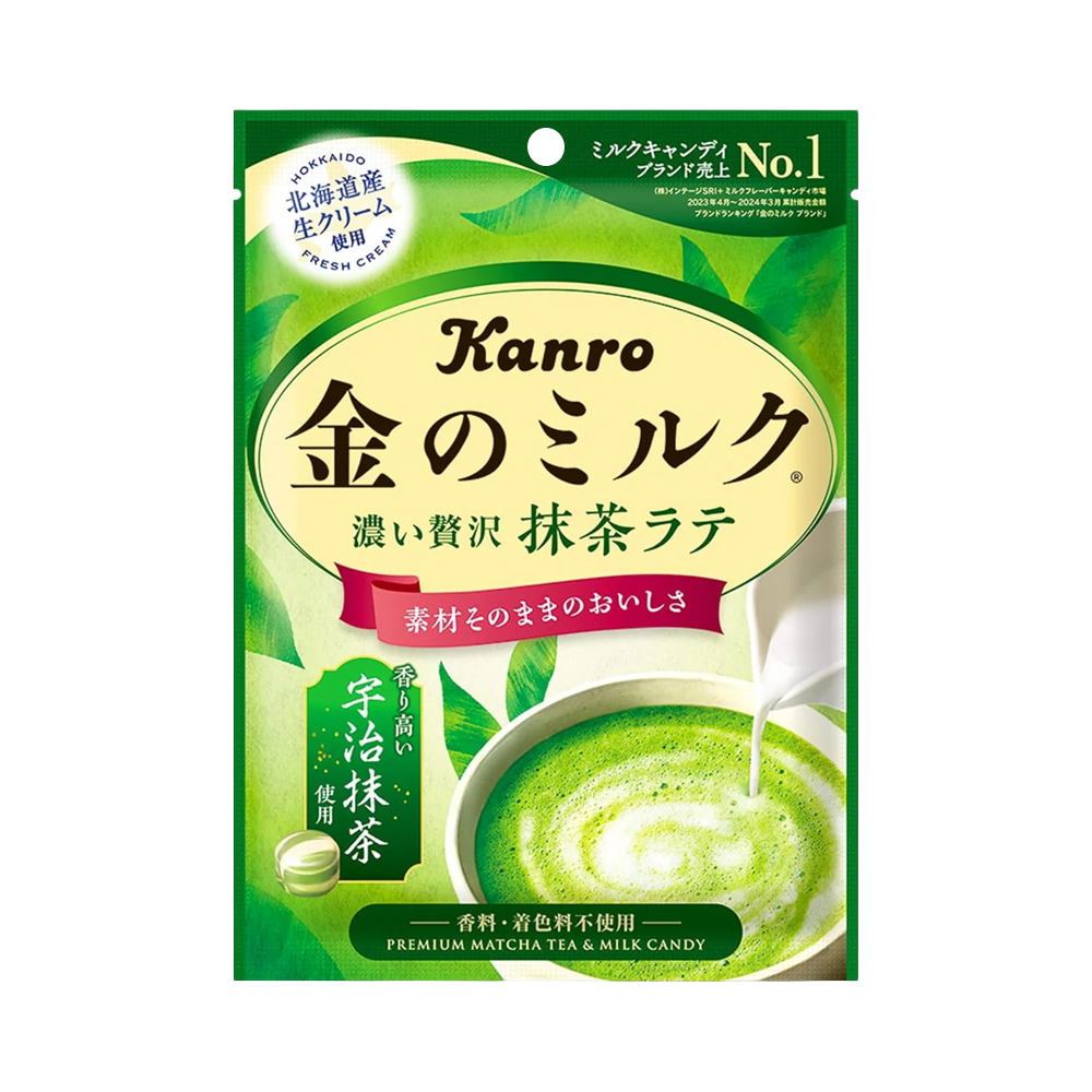 Kanro Golden Milk Candy – Matcha Latte