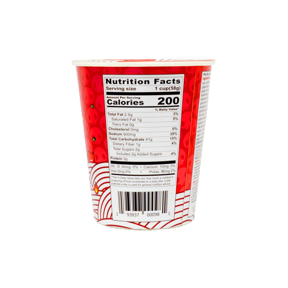 Kuromi Pho Rice Cup – Spicy Beef