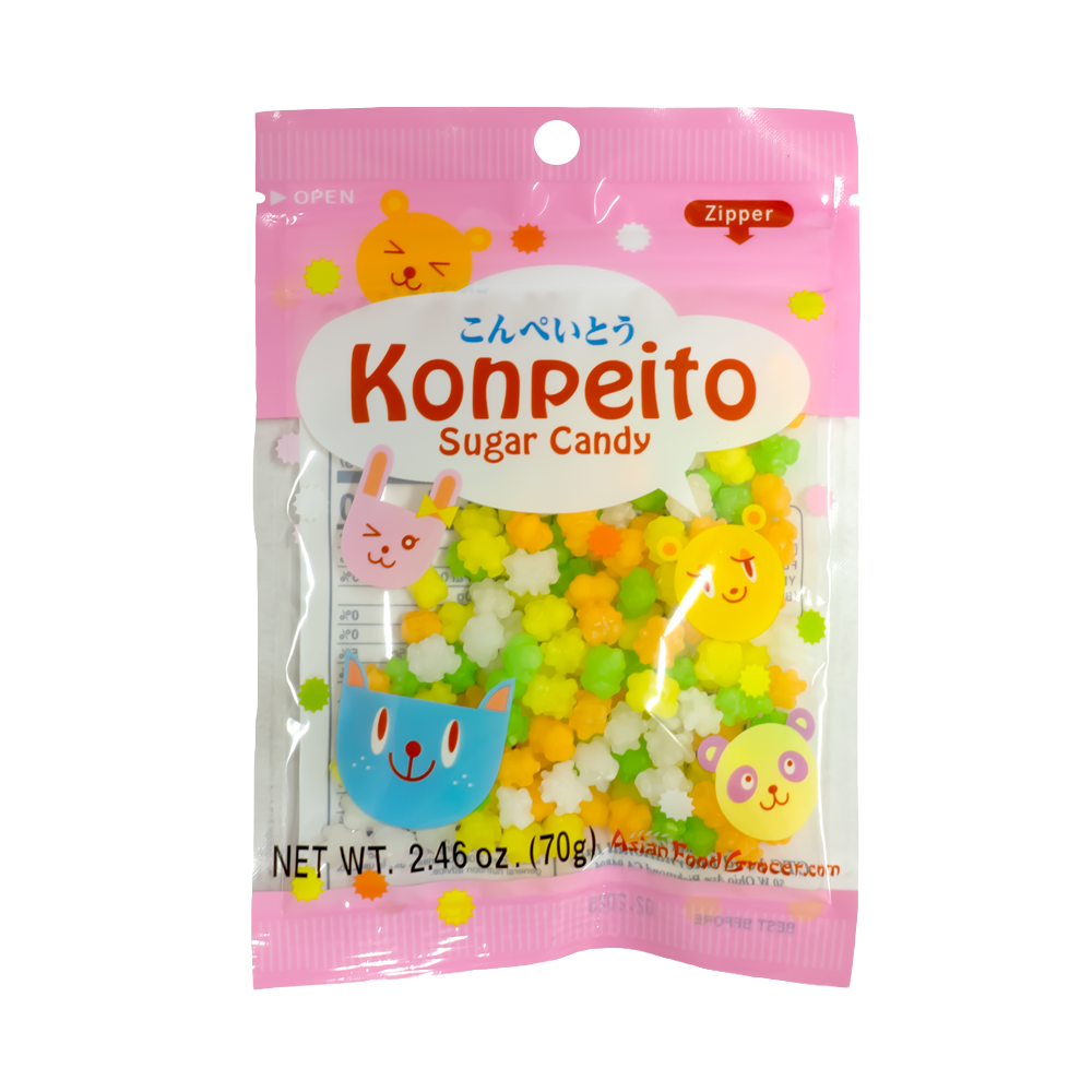 Japanese Konpeito Sugar Candy
