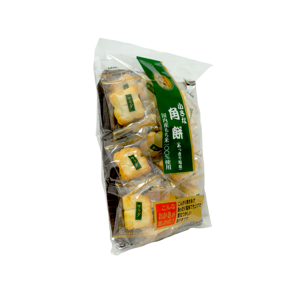 Maruhiko Small Square Rice Cakes – Light Salt