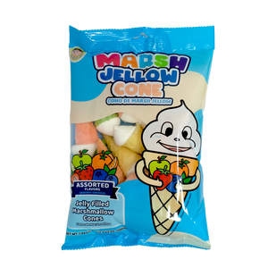 Marsh Jellow Cone Candy – Assorted Flavors