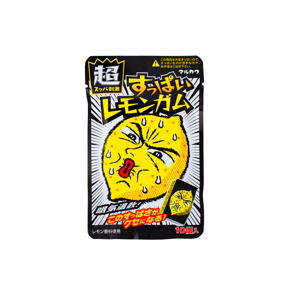 Marukawa Sour Lemon Gum - 4 pcs