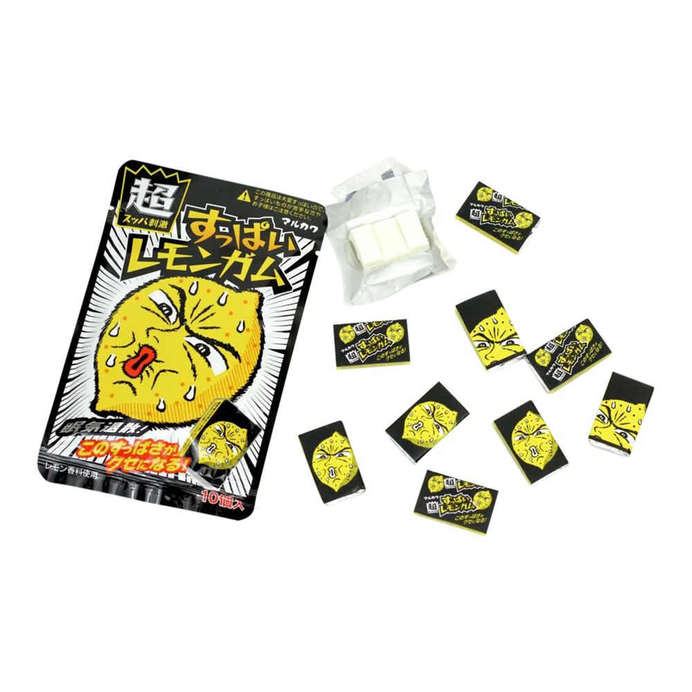 Marukawa Sour Lemon Gum - 4 pcs