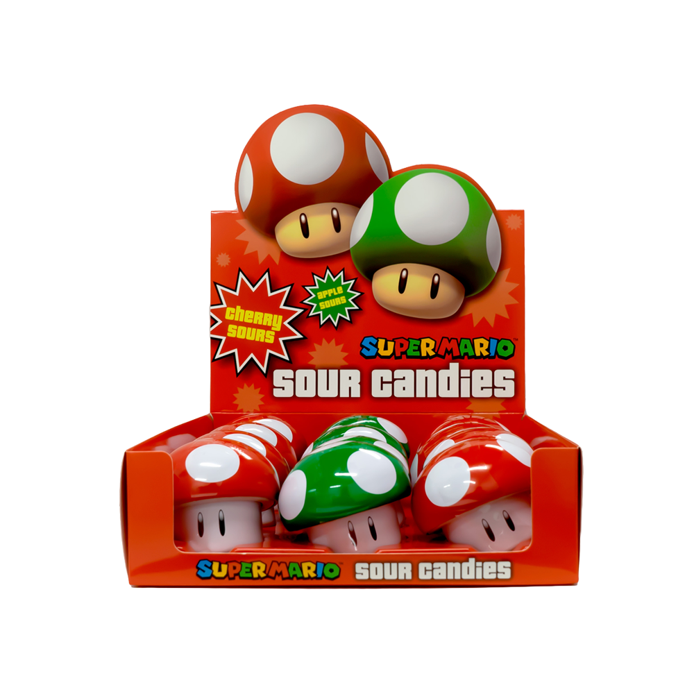 Super Mario Mushroom Candy – Sour Cherry