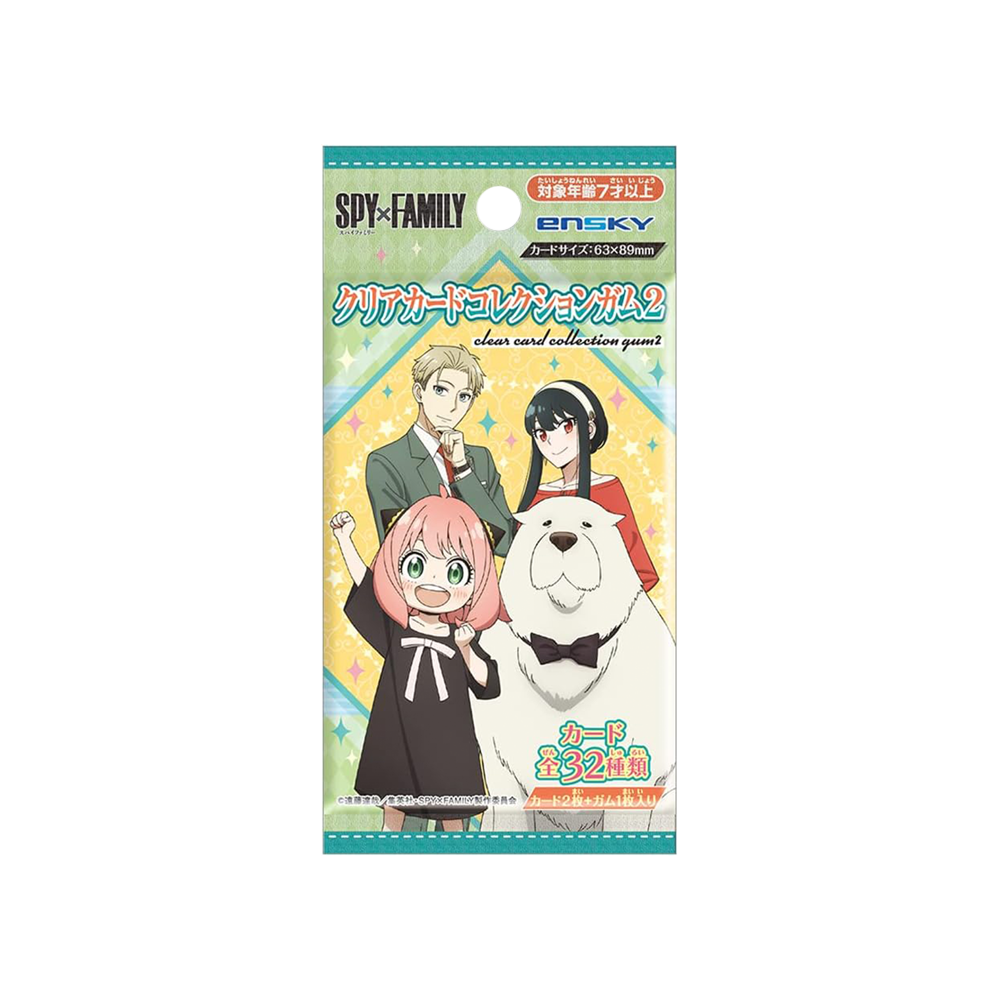 Spy × Family Clear Card Collection – Vol. 2 with Gum