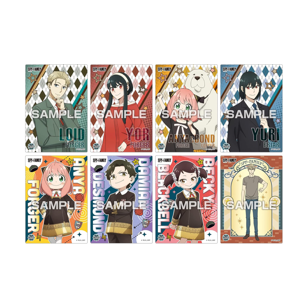 Spy × Family Clear Card Collection – Vol. 2 with Gum