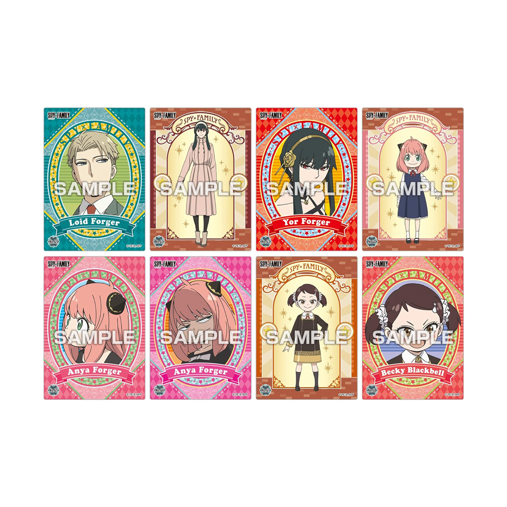Spy × Family Clear Card Collection – Vol. 2 with Gum