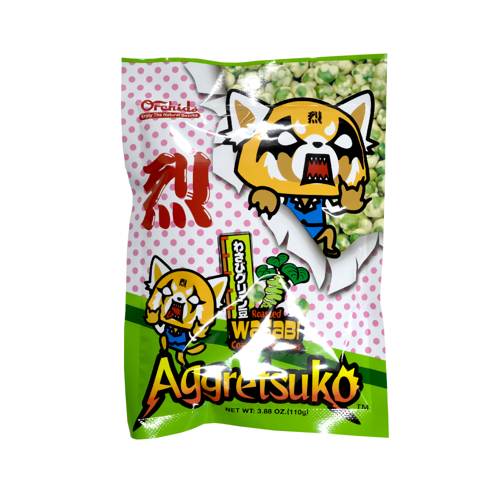 Aggretsuko Roasted Wasabi Green Peas