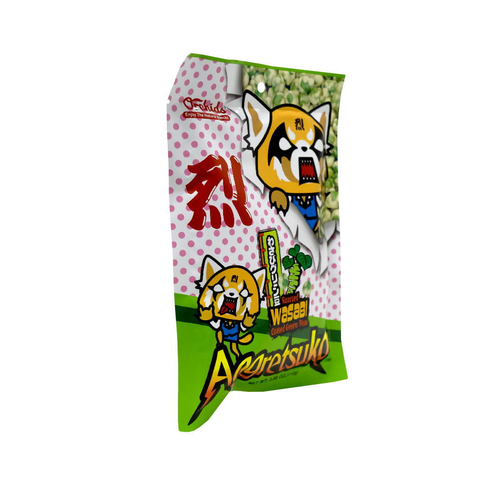 Aggretsuko Roasted Wasabi Green Peas